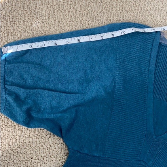 Anthropologie uncle frank teal v neck dress M - Picture 8 of 8